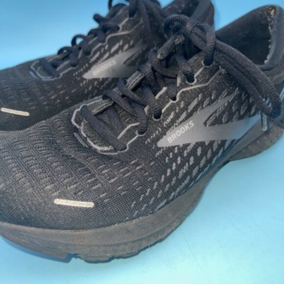 Brooks Womens Ghost 13 1203381B072 Black Running Shoes Sneakers Size 9 M - Picture 4 of 10